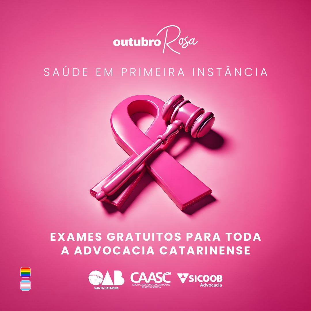 Outubro Rosa 2024 - CAASC - Confira detalhes da campanha Outubro Rosa 2024 - CAASC - Confira detalhes da campanha