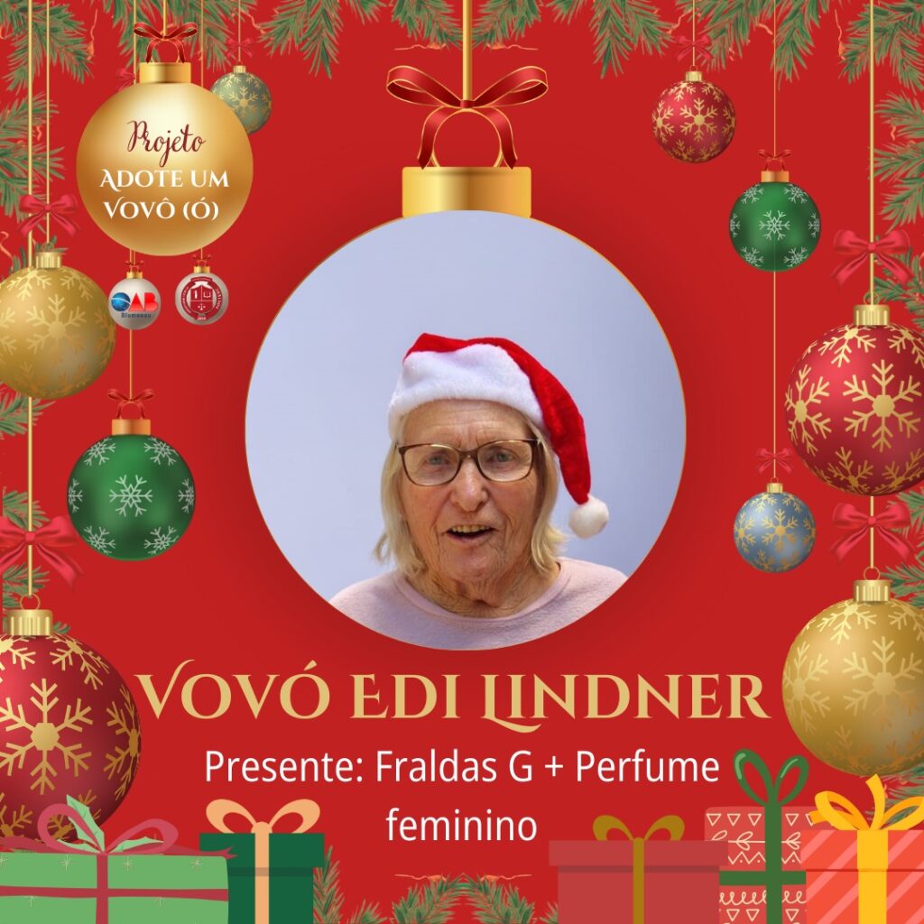 Comissão OAB Cidadã e centro acadêmico da Unisociesc lançam campanha de Natal "Adote um Vovô"!