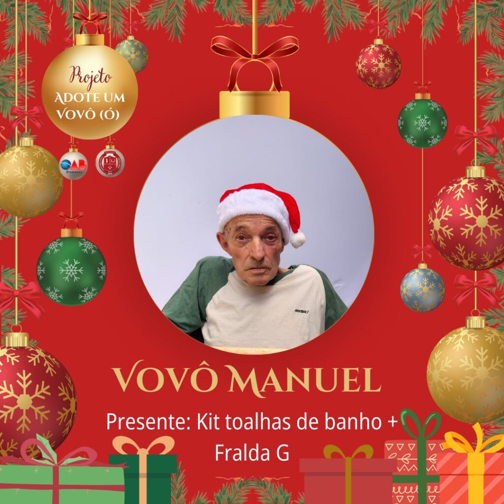 Comissão OAB Cidadã e centro acadêmico da Unisociesc lançam campanha de Natal "Adote um Vovô"!