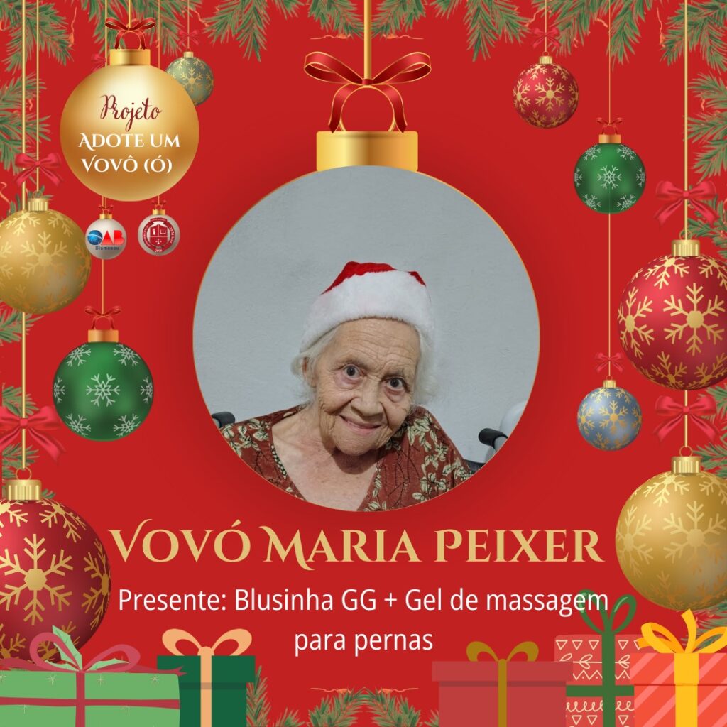 Comissão OAB Cidadã e centro acadêmico da Unisociesc lançam campanha de Natal "Adote um Vovô"!