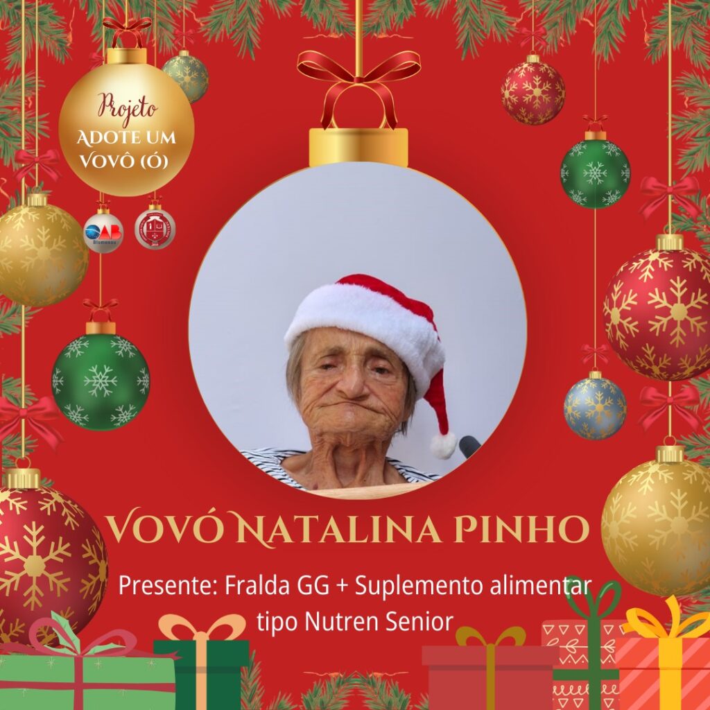 Comissão OAB Cidadã e centro acadêmico da Unisociesc lançam campanha de Natal "Adote um Vovô"!
