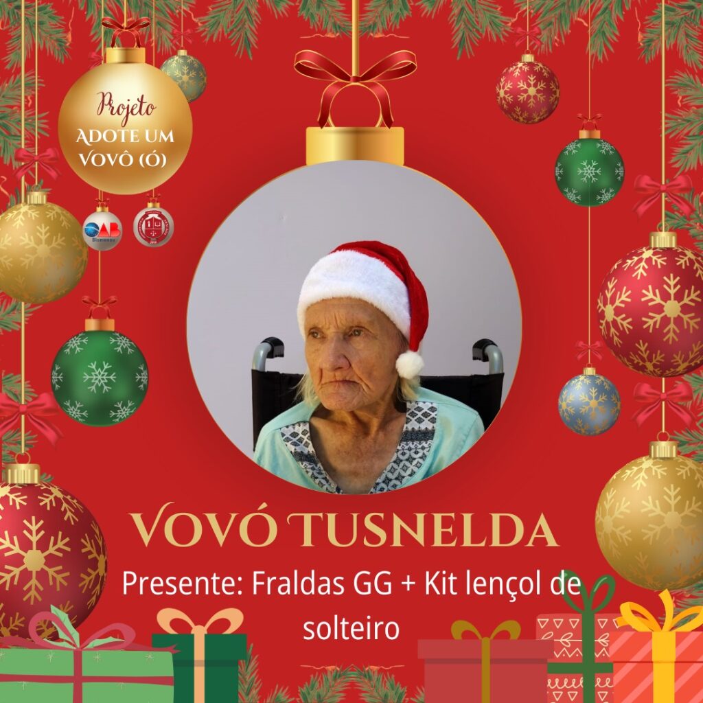 Comissão OAB Cidadã e centro acadêmico da Unisociesc lançam campanha de Natal "Adote um Vovô"!