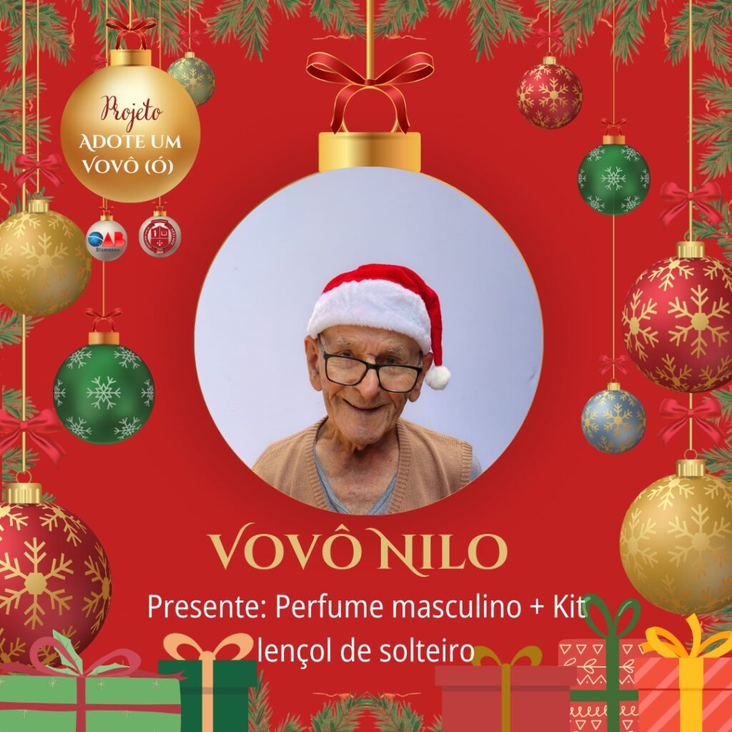 Comissão OAB Cidadã e centro acadêmico da Unisociesc lançam campanha de Natal "Adote um Vovô"!