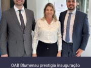 Representantes da OAB Blumenau prestigiam inauguração da nova sede do INSS na cidade