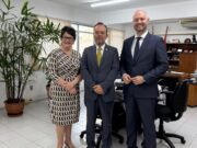 Presidente e Vice-Presidente da OAB Blumenau realizam visita institucional à Justiça Federal