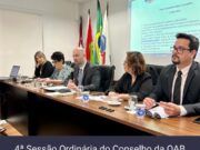 4ª Sessão Ordinária do Conselho da OAB Blumenau reforça atuação técnica e compromisso com a sociedade