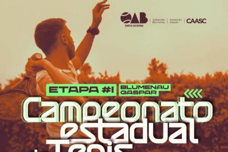 1ª Etapa do Campeonato Estadual de Tênis da OAB/SC – CAASC 2025!