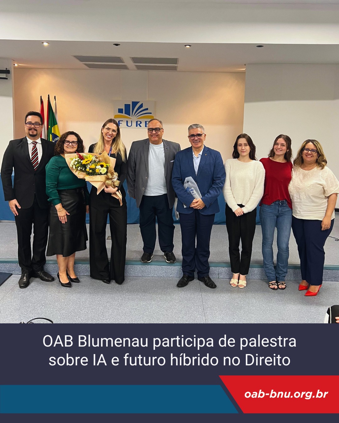 OAB Blumenau participa do evento "O Futuro do mundo híbrido humano + IA OAB Blumenau participa do evento "O Futuro do mundo híbrido humano + IA