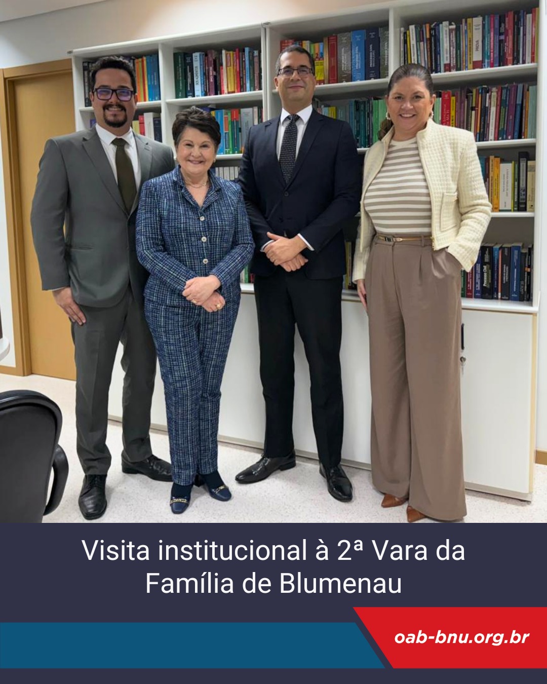 OAB visita 2ª Vara da Família de Blumenau OAB visita 2ª Vara da Família de Blumenau