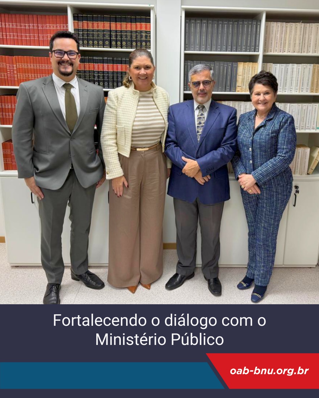 Visita institucional à 12ª Promotoria de Justiça de Blumenau Visita institucional à 12ª Promotoria de Justiça de Blumenau