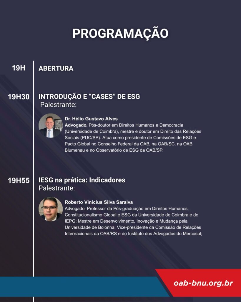 Jornada de ESG e Impacto nas Empresas