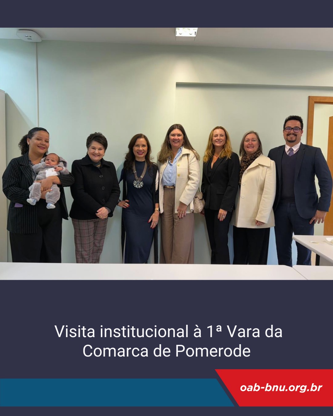 Visita Institucional na 1ª Vara da Comarca de Pomerode Visita Institucional na 1ª Vara da Comarca de Pomerode
