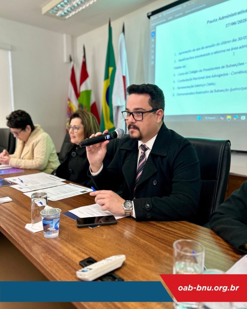Reunião Ordinária do Conselho da Subseção