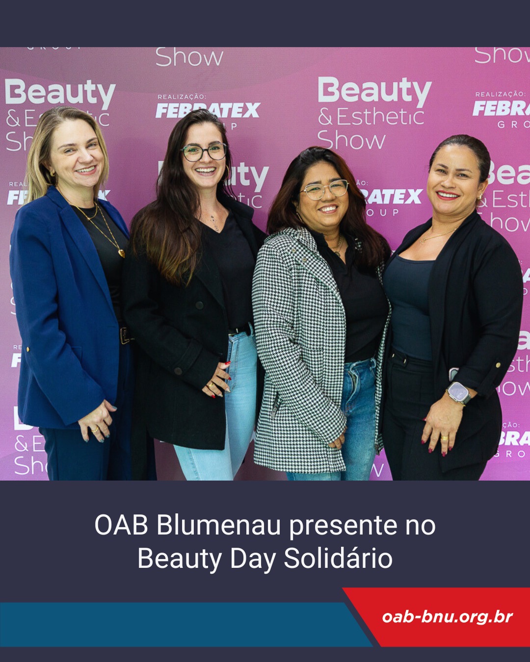 OAB Blumenau marca presença em ação solidária que promove autoestima e cidadania