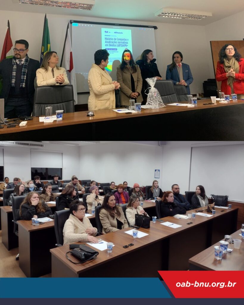 OAB Blumenau realiza evento em prol dos Direitos LGBTQIAPN+