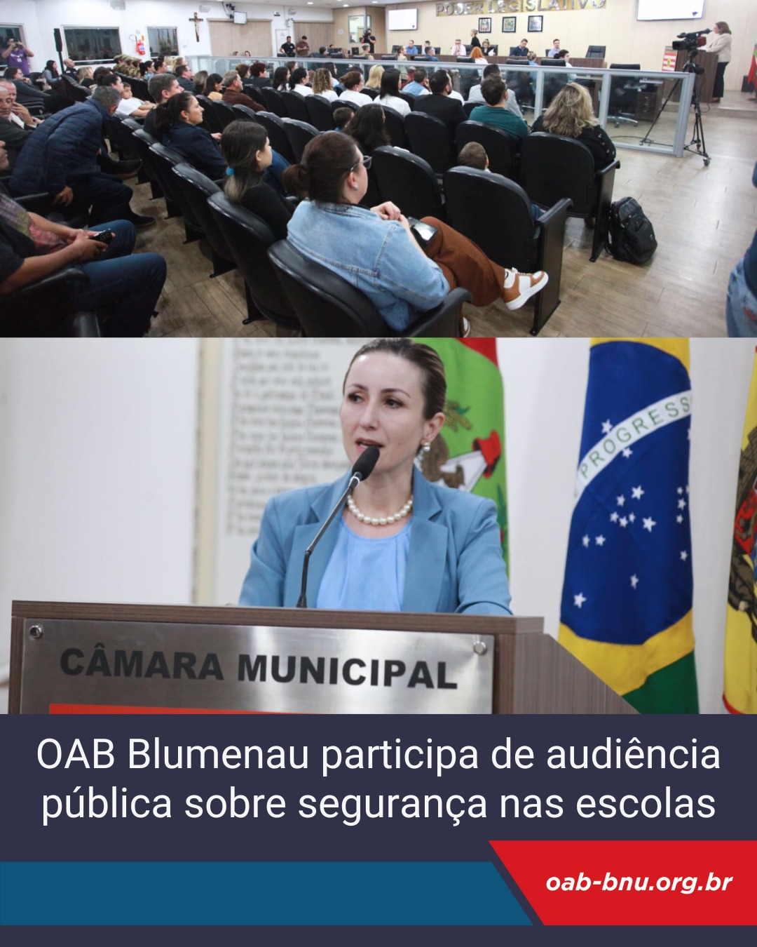 OAB Blumenau participa de audiência pública sobre segurança nas escolas OAB Blumenau participa de audiência pública sobre segurança nas escolas