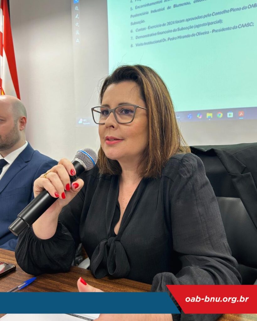 OAB Blumenau realiza 8ª sessão ordinária do Conselho da Subseção