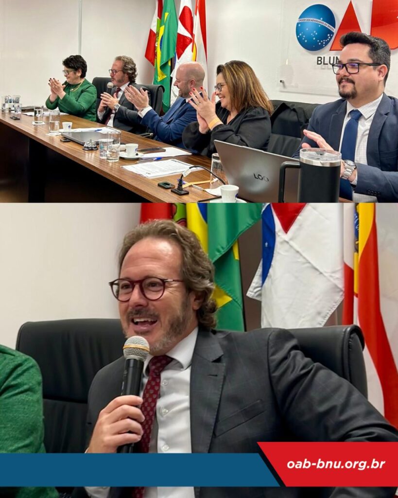 OAB Blumenau realiza 8ª sessão ordinária do Conselho da Subseção