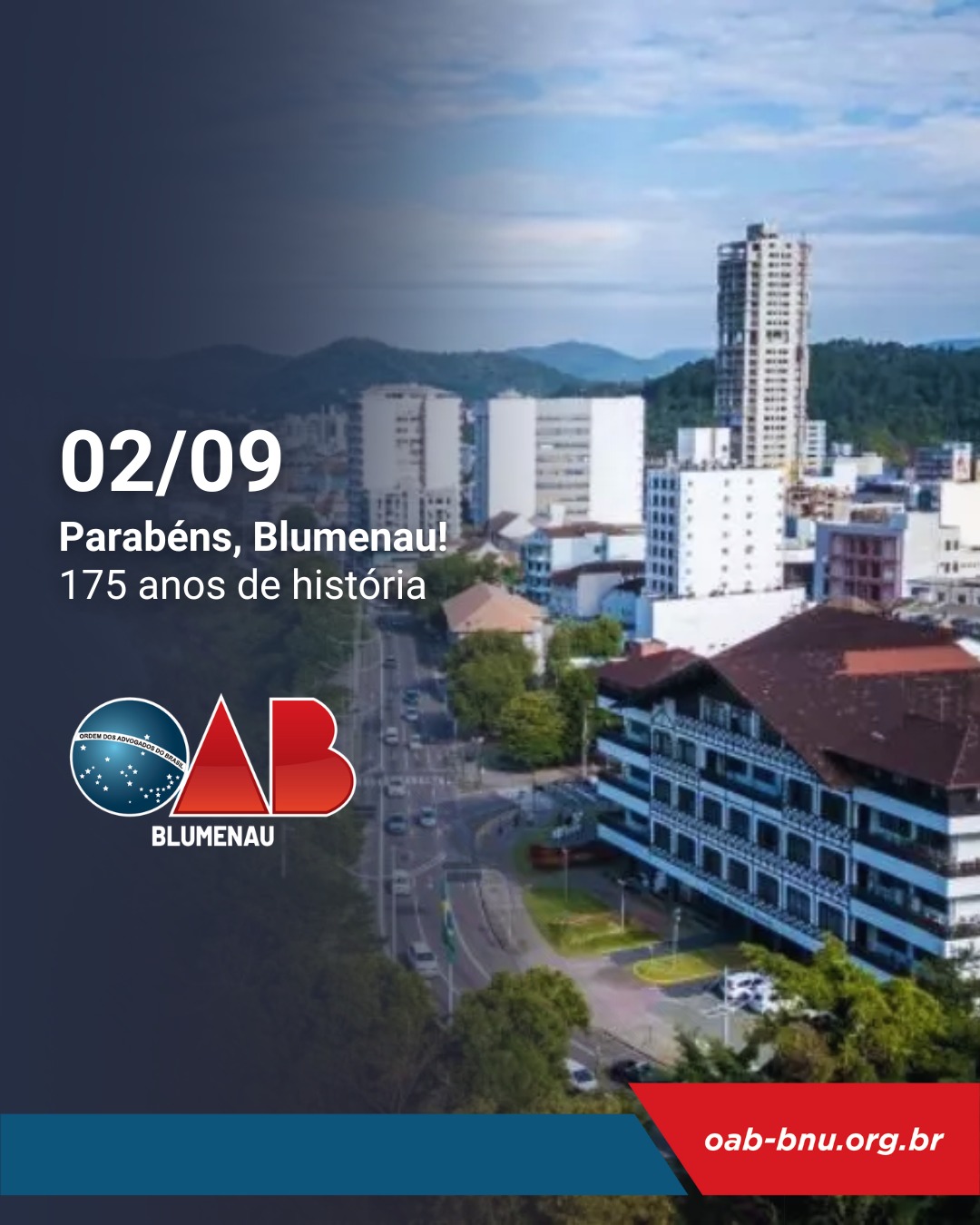 Parabéns, Blumenau Parabéns, Blumenau