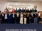 Entrega de Credenciais novos profissionais da Advocacia OAB Blumenau