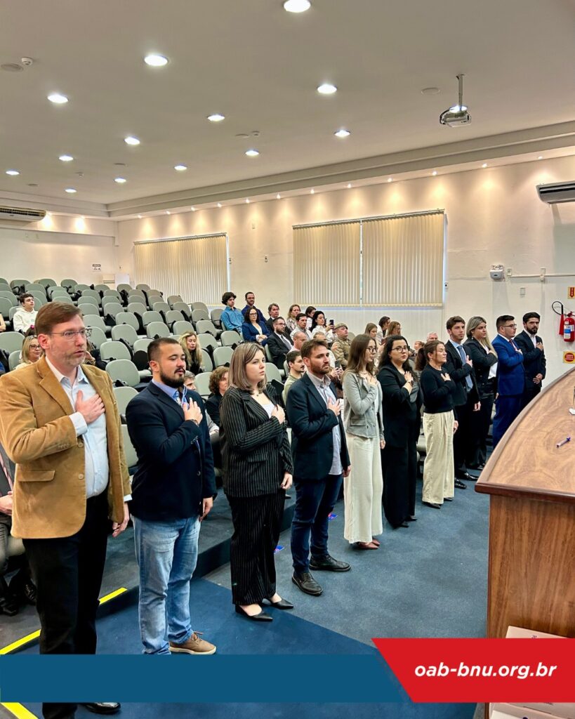 Entrega de Credenciais novos profissionais da Advocacia OAB Blumenau