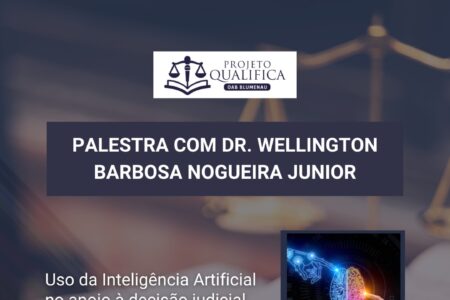 OAB Blumenau promove palestra sobre Inteligência Artificial no Judiciário em Pomerode