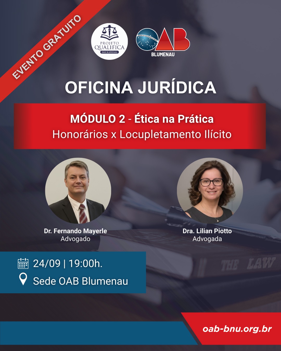 Oficina Prática da Advocacia – Segundo Módulo aborda Ética na Profissão