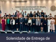 Solenidade de entrega de credenciais OAB Blumenau mês de setembro
