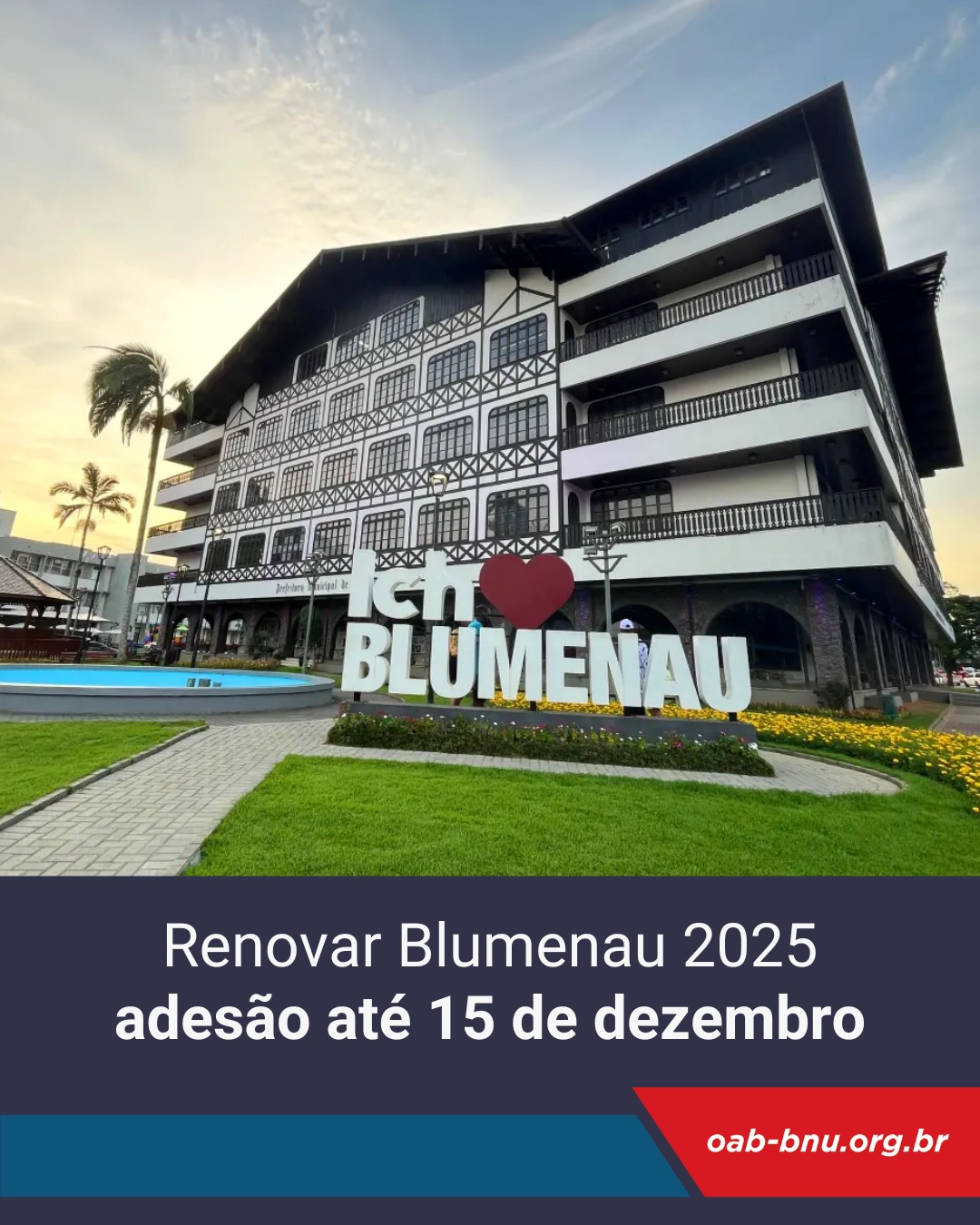 Prefeitura de Blumenau lança Programa RENOVAR 2025 com condições especiais para regularização de débitos