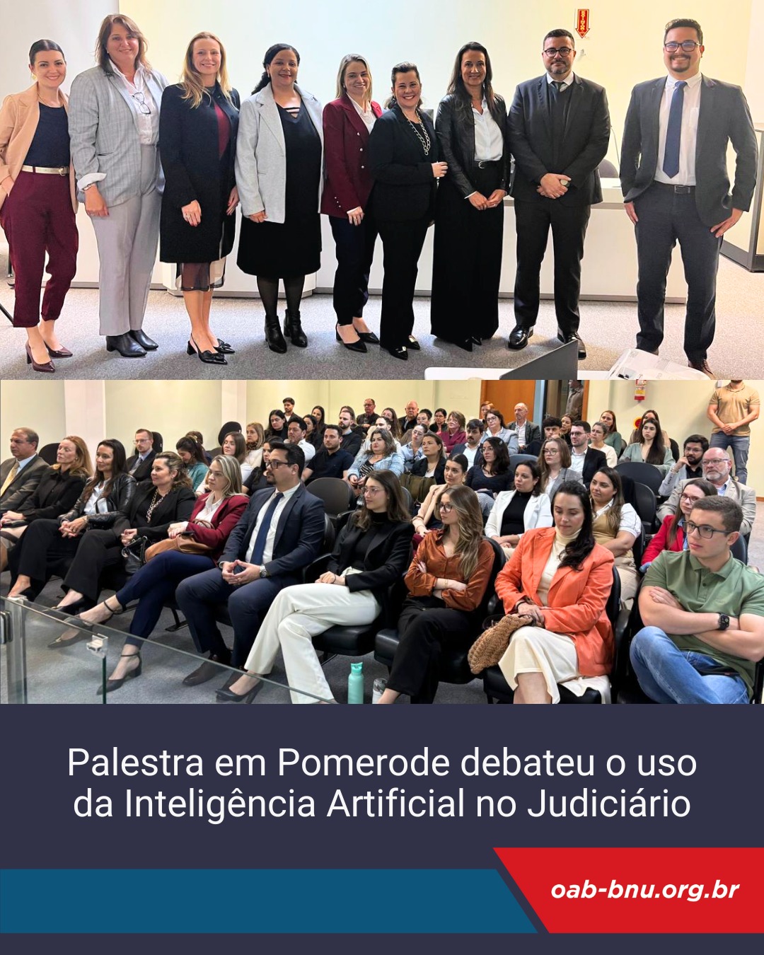 Palestra em Pomerode aborda Inteligência Artificial e seus impactos no Judiciário