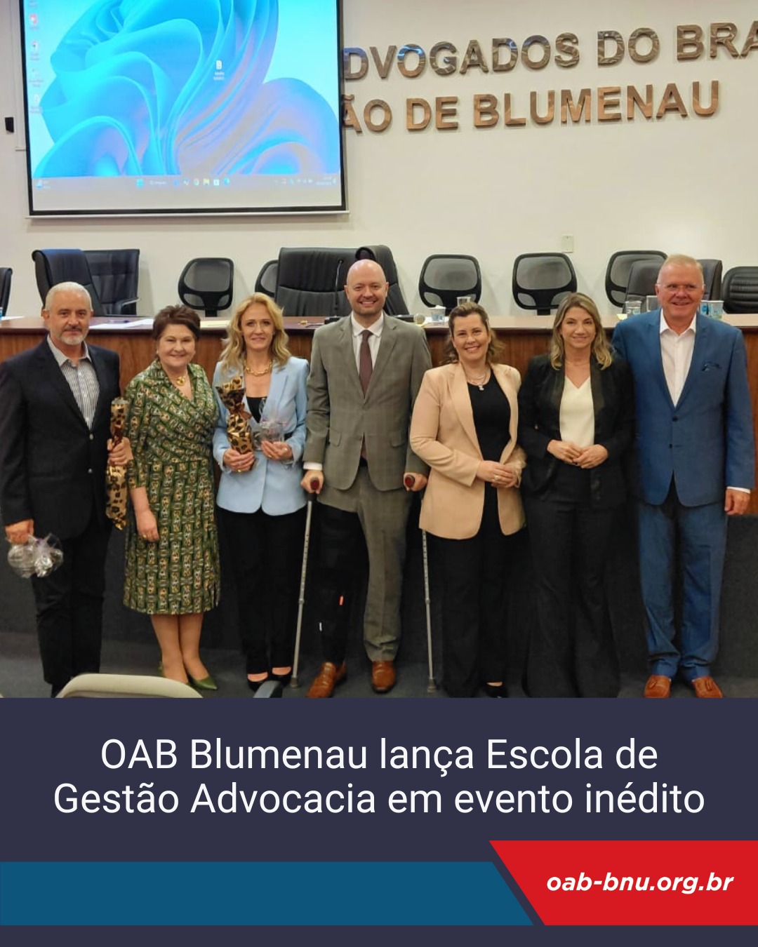 OAB Blumenau lança Escola de Gestão Advocacia em evento inédito