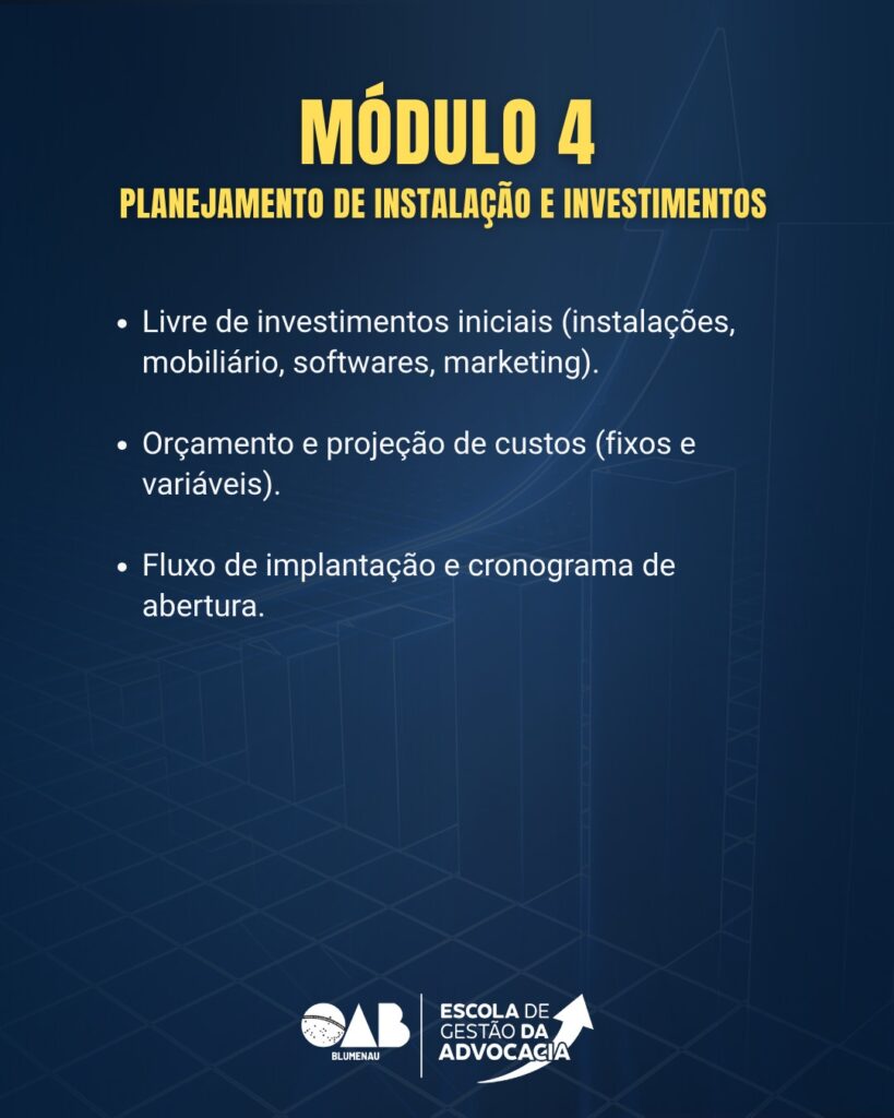Escola de Gestão da Advocacia OAB Blumenau promove segundo evento sobre gestão como instrumento de resultados