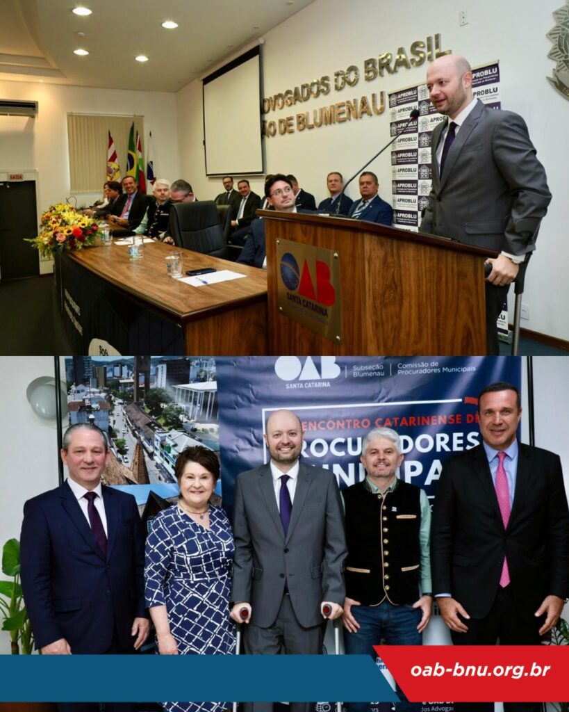 OAB Blumenau sedia Encontro Estadual de Procuradores Municipais