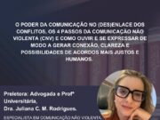 Qualifica OAB Blumenau promove encontro sobre Comunicação Não Violenta nas relações jurídicas e familiares
