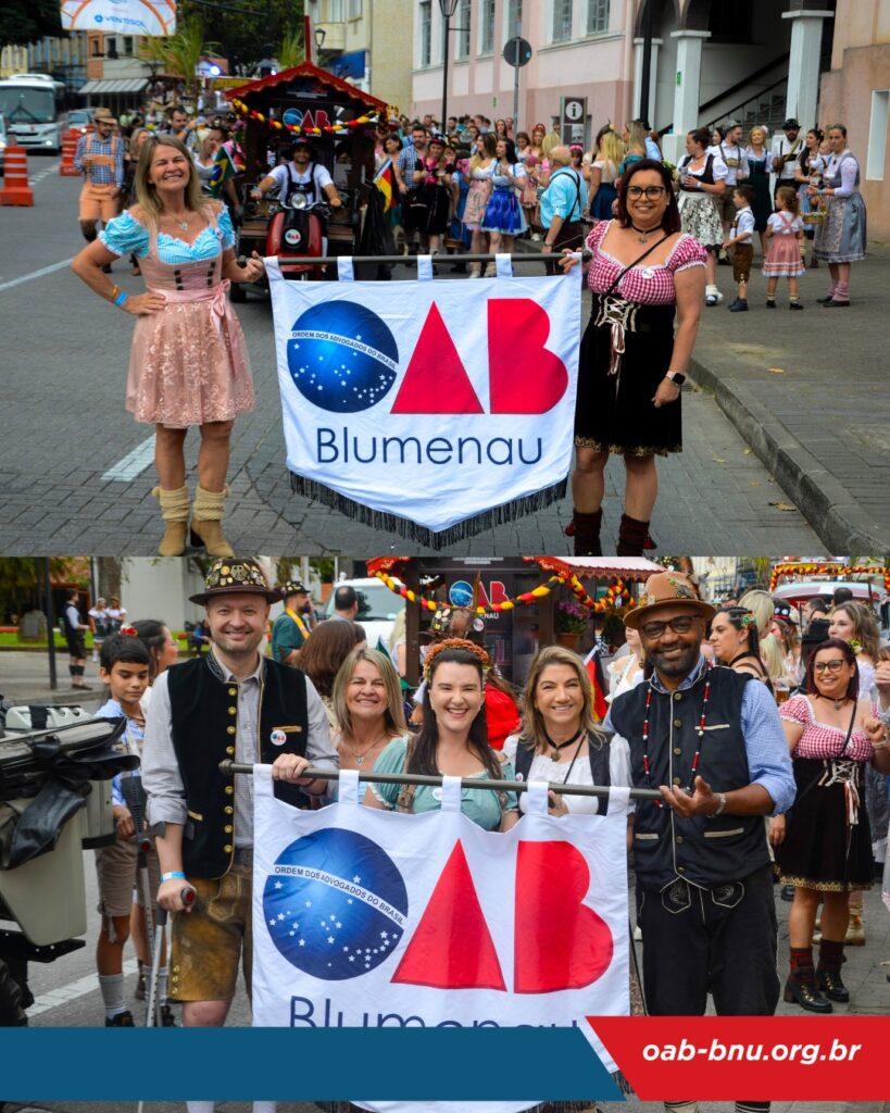 OAB Blumenau encerra participação na Oktoberfest 2025 com celebração da advocacia e da cultura local