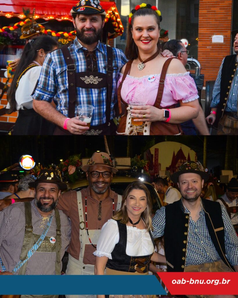 OAB Blumenau encerra participação na Oktoberfest 2025 com celebração da advocacia e da cultura local