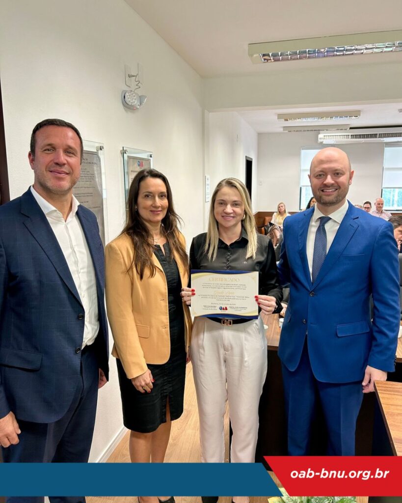 OAB Blumenau realiza 10ª Sessão do Conselho da Subseção e aprova criação da Medalha                Dr. Carlos Lange