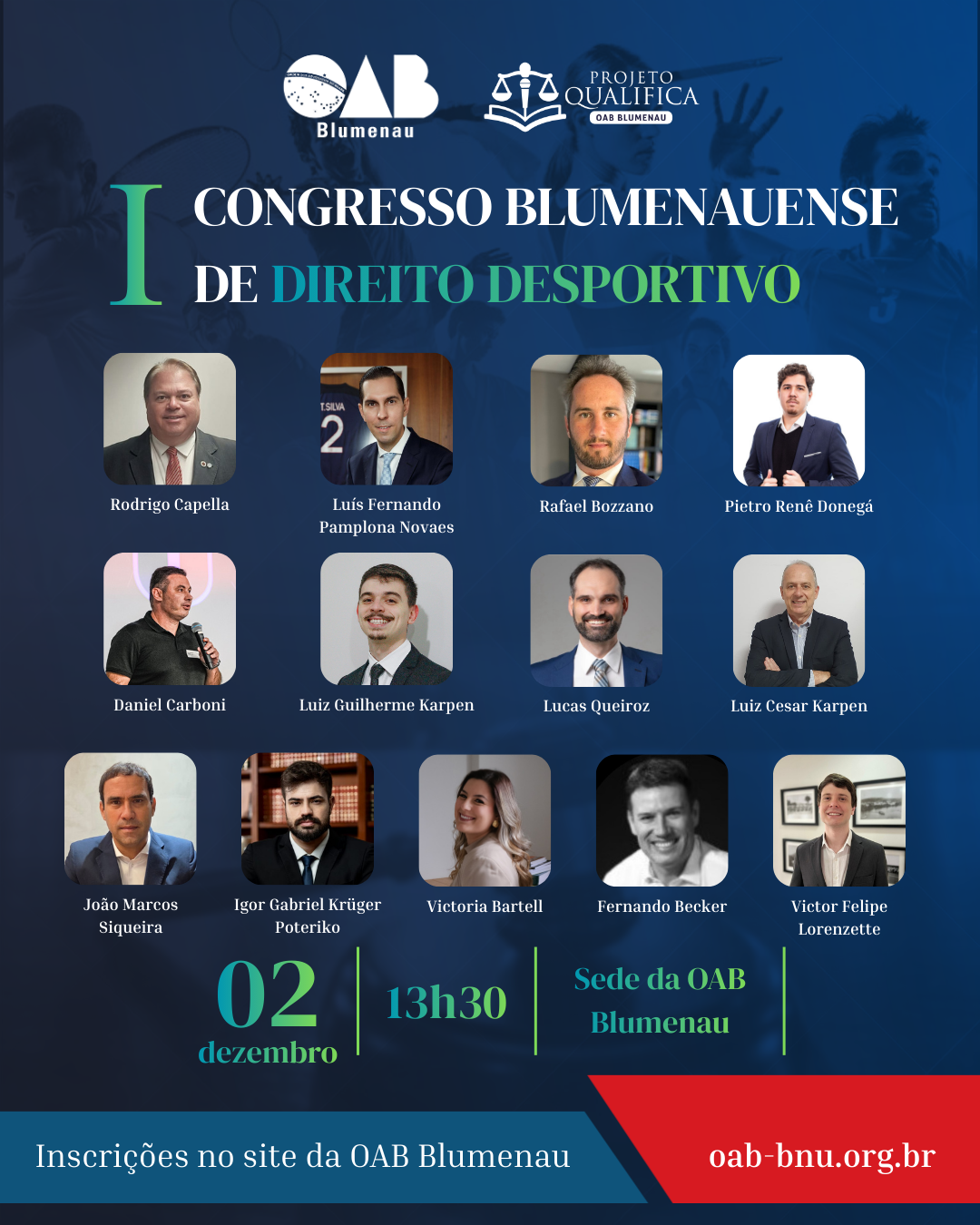 I Congresso Blumenauense de Direito Desportivo I Congresso Blumenauense de Direito Desportivo