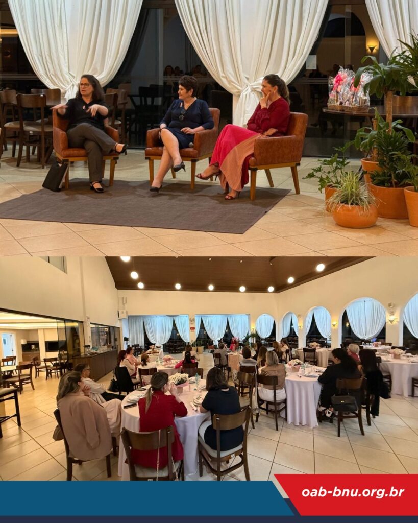 OAB Blumenau promove encontro especial do Outubro Rosa e reúne advogadas de Blumenau e Pomerode em noite de inspiração e solidariedade