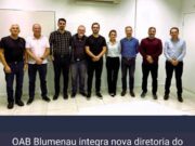 OAB Blumenau parabeniza nova diretoria do Observatório Social de Blumenau para o biênio 2026–2027