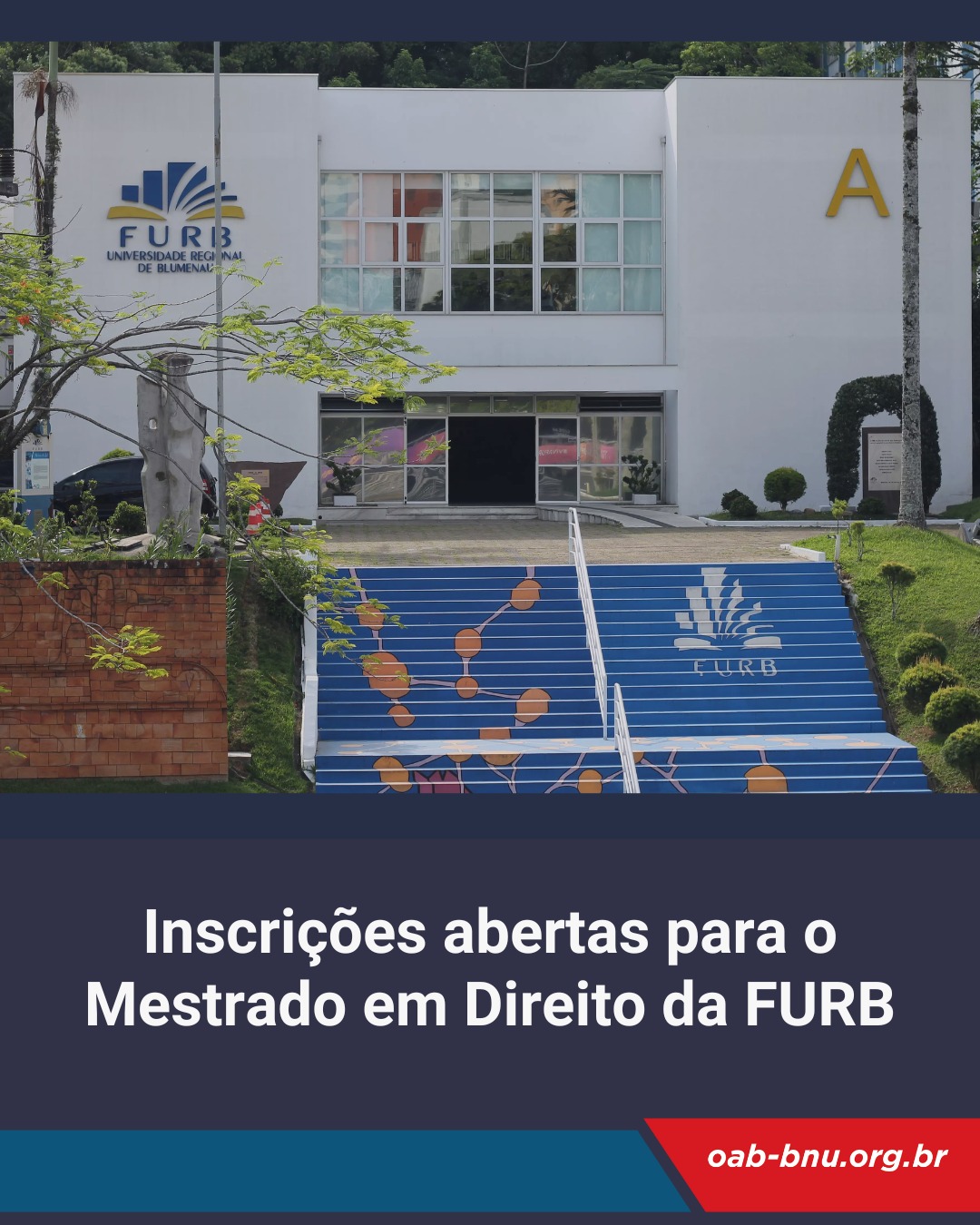 Inscrições abertas Mestrado Acadêmico em Direito - FURB Inscrições abertas Mestrado Acadêmico em Direito - FURB