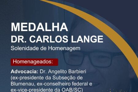 CONVITE: ENTREGA COMENDA DR. CARLOS LANGE