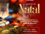 OAB Blumenau promove Confraternização de Final de Ano no dia 4 de dezembro