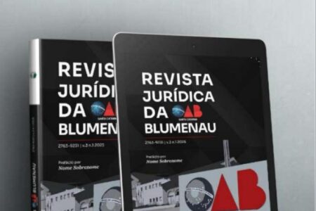 OAB Blumenau abre inscrições para artigos da Revista Jurídica