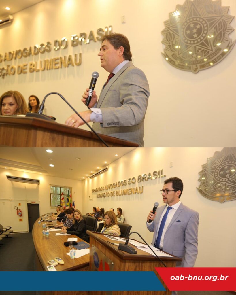 Solenidade de Entrega de Credenciais da OAB Blumenau