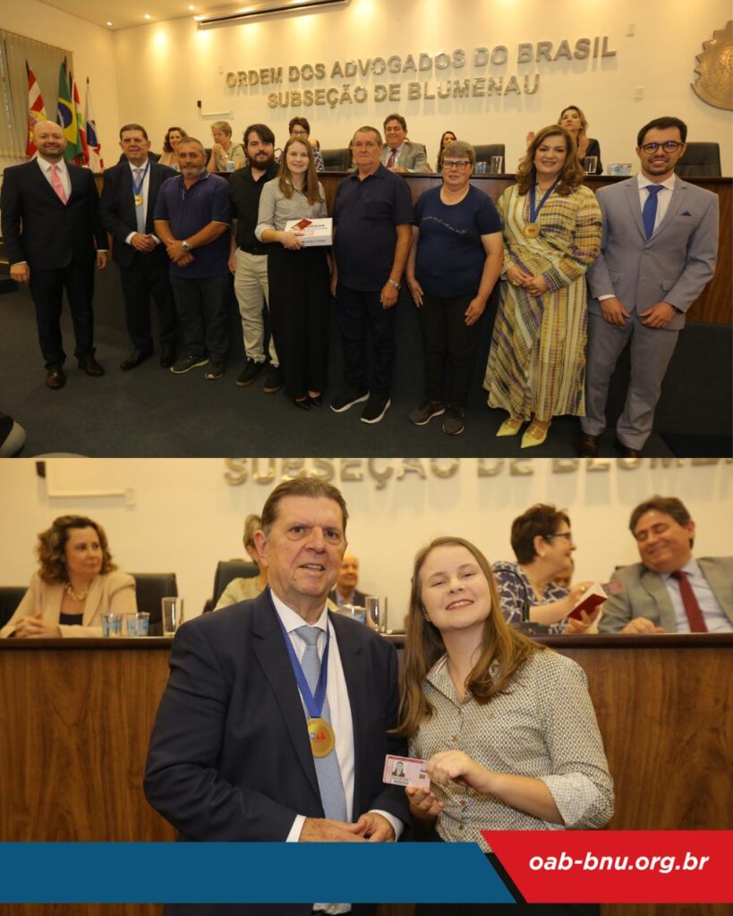 Solenidade de Entrega de Credenciais da OAB Blumenau