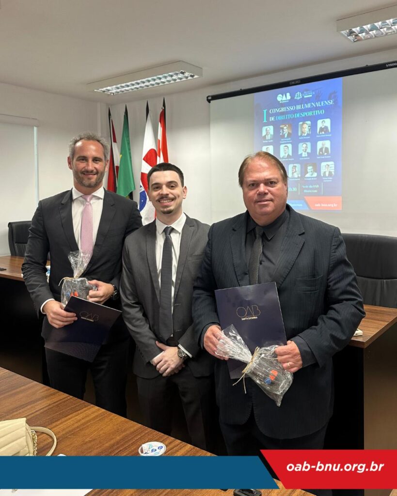 Congresso Blumenauense de Direito Desportivo reúne especialistas e destaca avanços na área