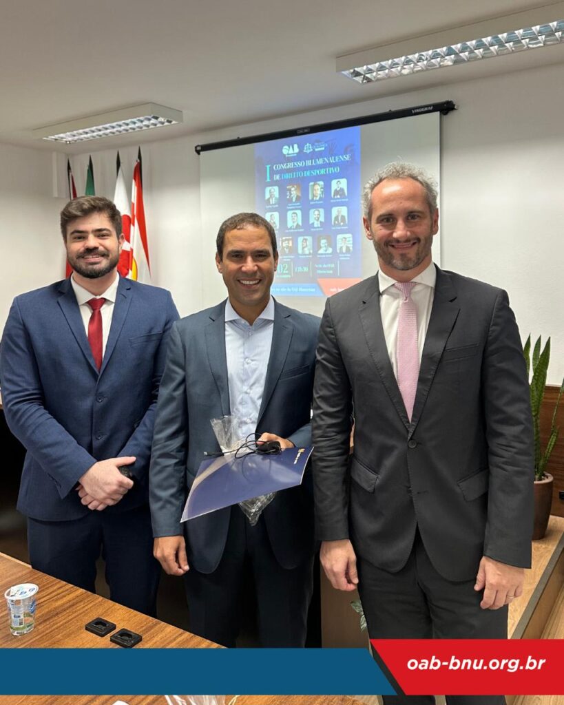 Congresso Blumenauense de Direito Desportivo reúne especialistas e destaca avanços na área