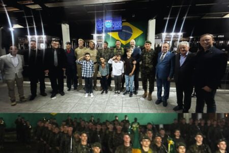 OAB Blumenau prestigia solenidade de despedida e transmissão de comando no 23º Batalhão de Infantaria