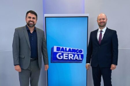 Presidente da OAB Blumenau participa do programa Balanço Geral da NDTV e apresenta balanço do primeiro ano de gestão